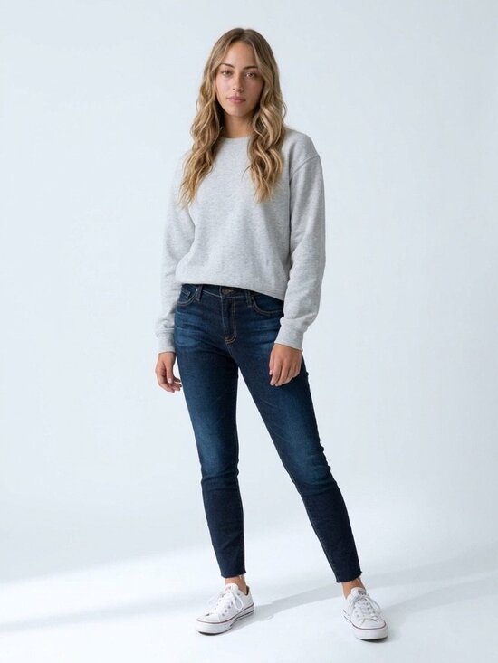 Ag Adriano Goldschmied Denim - AG Adriano Goldschmied Dark Blue Women's Jeans